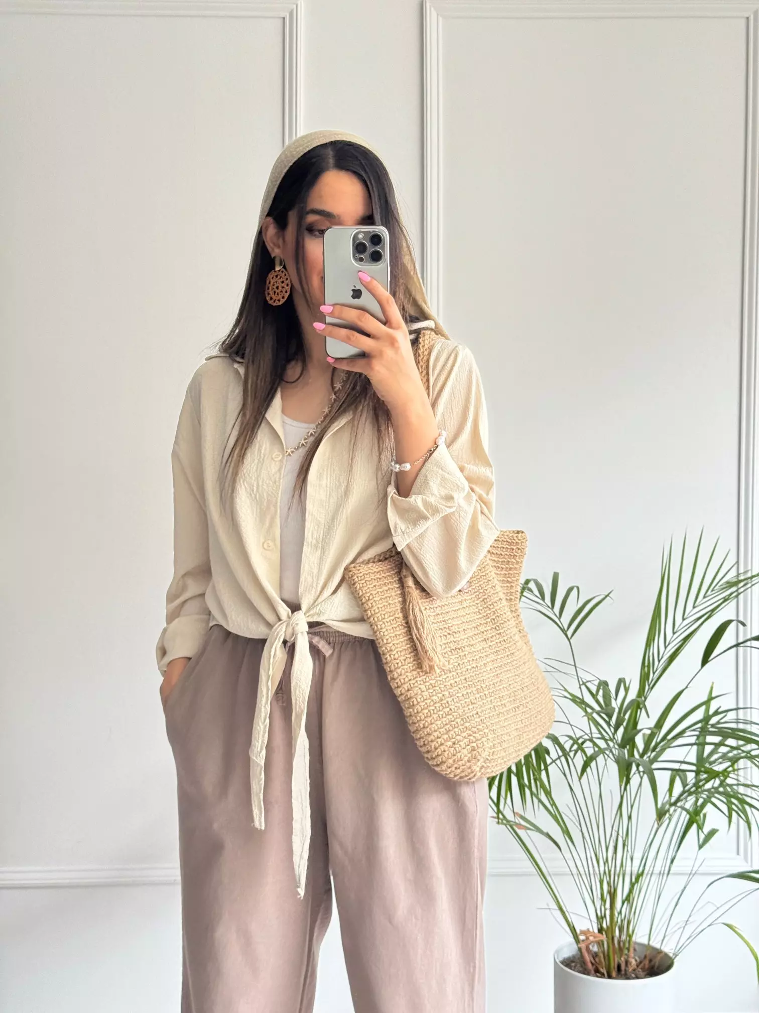 شومیز گره ای یاشیل